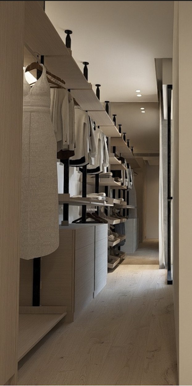 Bespoke walk-in dressing room